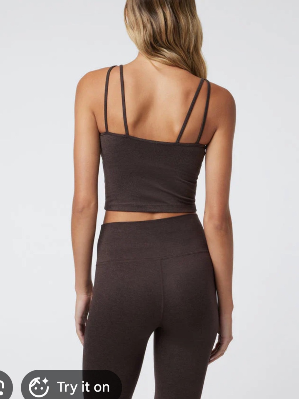 Vuori Women’s Brown Halo Performance Crop Tank Small